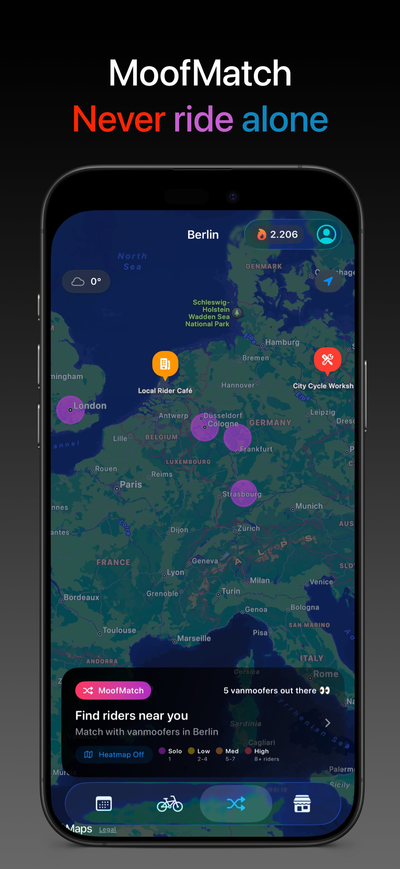 Moofment App - Social Features 'MoofMatch' and 'Moofments'